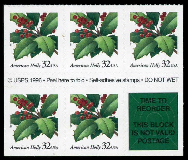 USA 3177c Mint (NH) Block of 5+1