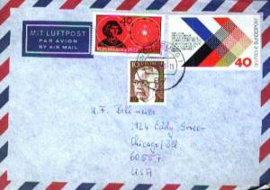 Germany, Airmail, Astronomy