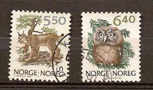 Norway - Mi. 1059-60 (Animals) - Used - L6465