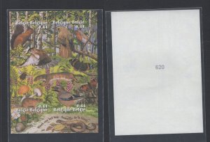 Belgium #2041  (2004 Forest Week sheet) IMPERF VFNG CV €40