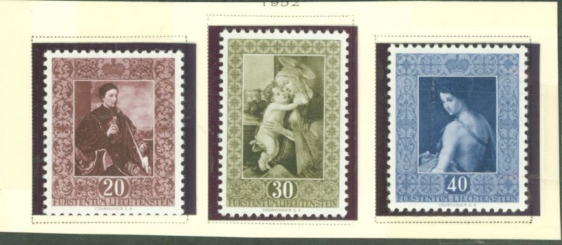 Liechtenstein #261-3 Mint (NH) Single (Complete Set)