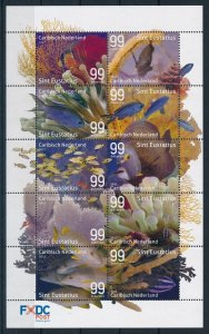 [112139] Caribbean Netherlands 2017 St. Eustatius Marine life Coral reef MNH