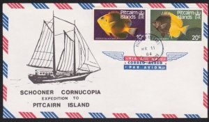 PITCAIRN 1984 Schooner Cornucopia Expedition cover.........................B2681