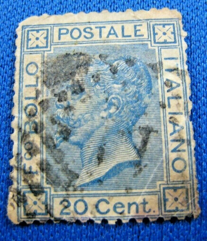 ITALY  1867  -  SCOTT # 35   USED    (V2i3)