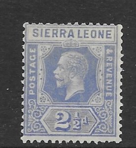 Sierra Leone 126  2 1'2 d unused