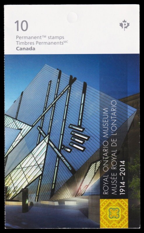 Canada Scott 2726a Full Booklet (2014) Mint NH VF Y