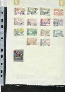 liechtenstein 1972 stamps page ref 17957