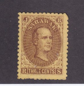 Sarawak Scott # 1 VF mint OG previously hinged nice color scv $ 60 ! see pic !