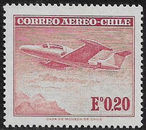 Chile #C239 MNH Stamp - Beechcraft Monoplane