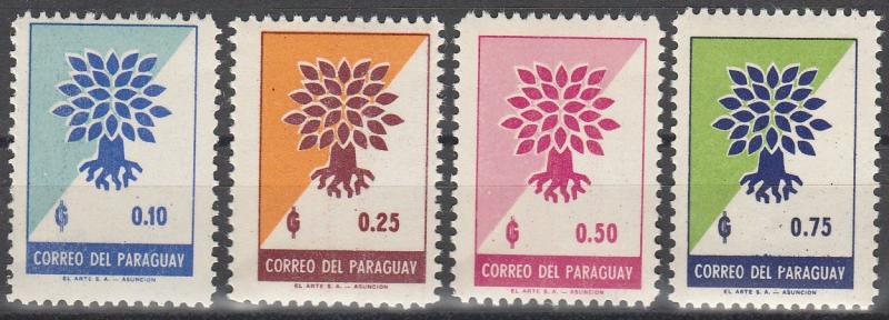 Paraguay #619-22  MNH VF (V2762L)