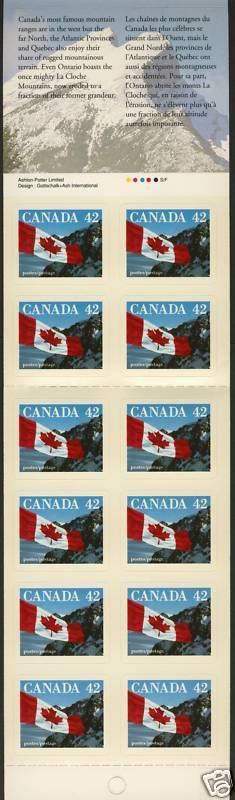 Canada 1388a Booklet BK141b MNH Flags