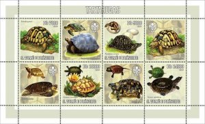 S. TOME & PRINCIPE 2006 - Turtles (& scouts) 4v - YT 2062-2065,  Mi 2764-2767