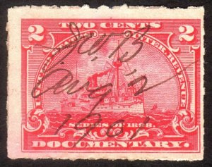 1898, US 2c, Documentary, Used, Sc R164