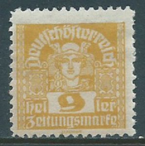 Austria, Sc #P34, 9h MNG (Perf)