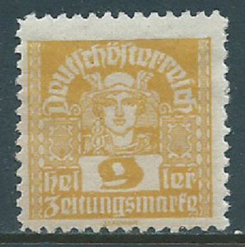 Austria, Sc #P34, 9h MNG (Perf)