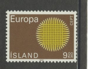 Iceland 420 MNH
