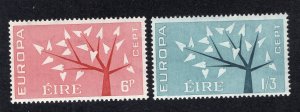 Ireland 1962 Set of 2 Europa Issue, Scott 184-185 MNH, value = $2.00