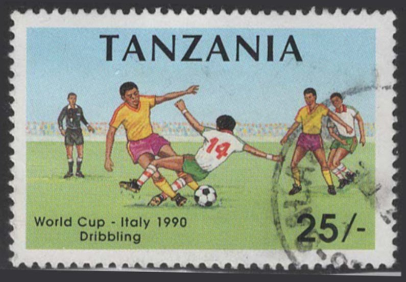 Tanzania #637C (1990), postally used single, cat. $1.25