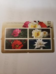 Canada 2001 Roses, MNH souvenir sheet sc#1910