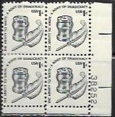 US #1581  MNH Plate Block.  The Ability to Write