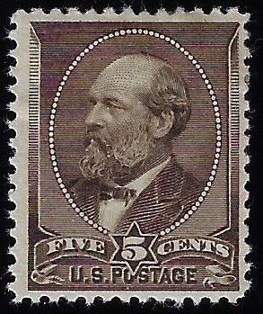 Scott #205 - $190.00 – F/VF-OG-HR – Deep rich color. Very choice. SCV $240