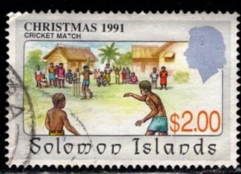 Solomon Islands #702 Christmas 1991 - Used