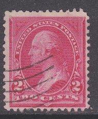 US sc#265 1895 2c Triangles type1 used