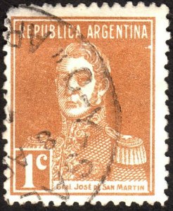 1923, Argentina 1c, Used, Sc 324