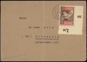 Germany 1942 European Postal Congress EFO Misprint Cover 75082