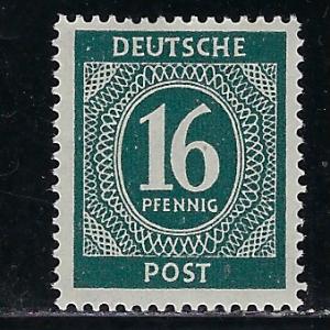 Germany AM Post Scott # 542, mint nh