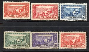 Andorra,  French lot Mint Hinge   10