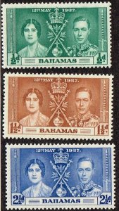 Bahamas # 97 - 99 MNH