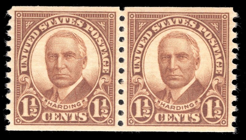 MOMEN: US STAMPS #686 PAIR MINT OG NH PSE GRADED CERT XF-SUP 95 LOT #77162