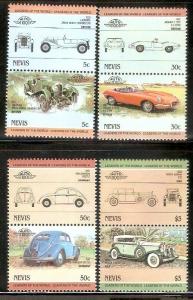 Nevis 1985 Motor Car Automobile Transport Sc 288 8v MNH