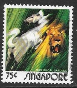 SINGAPORE SG228 1973 $1 ZOO FINE USED