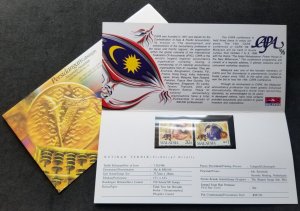 Malaysia 14th Confederation Of ASEAN Pacific Coin Accountants 1996 (p. pack) MNH