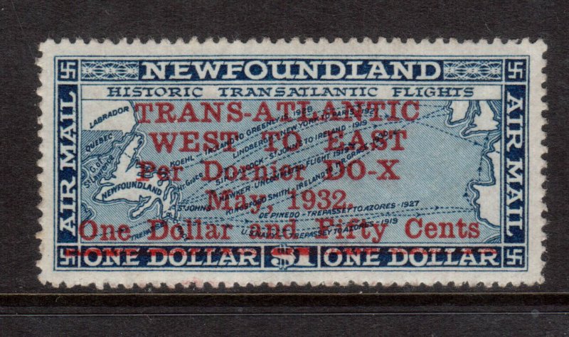 Newfoundland #C12 Extra Fine Mint Full Original Gum Lightly Hinged