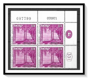 Israel Plate Block #464 Landscapes Issue Dated MNH