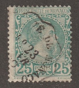 EDSROOM-17954 Monaco 6 Used 1885 High Value Charles III CV$75