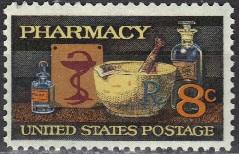 #1473, Single  \Pharmacy\, MNH.  8 cent