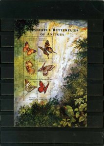 ANTIGUA & BARBUDA 2000 Sc#2322 BUTTERFLIES SHEET OF 6 STAMPS MNH 