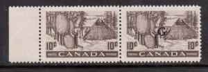 Canada #O26a VF/NH Pair Missing G Variety **With Certificate**