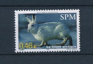 [34545] St. Pierre & Miquelon 2002 Animals Mammals Hare MNH