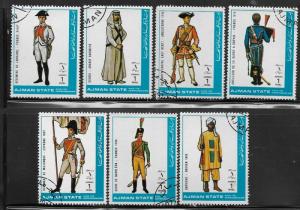 Nice Collection of Trucial States; Ajman Middle East Stamps  Lot #1