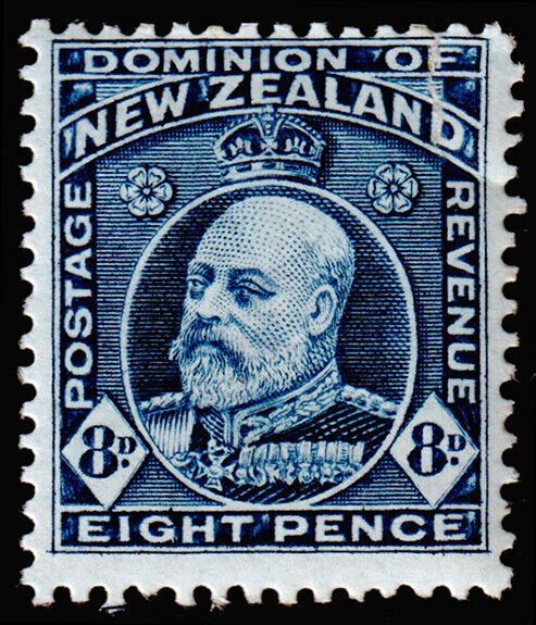 New Zealand Scott 138 (1909) Mint H F, CV $21.00 M
