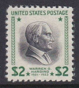 833 Warren Harding MNH