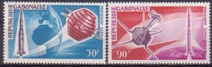 Gabon C43 - C44 MNH