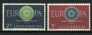 Luxemburg Europe CEPT Postage Communication Serie Set of 2 Stamp Mint NH