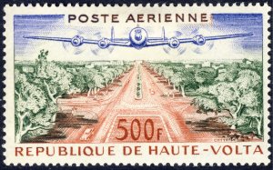 UPPER VOLTA - 1960 - Mi.95 - Yvert PA3 - 500frOugadougou Airport  - MH