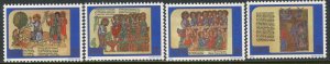 VATICAN Sc#1081-1084 1998 Towards Holy Year Complete Set OG Mint NH